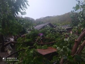 Angin Puting Beliung Sapu Puluhan Rumah Warga Di Lotim Bagian Selatan