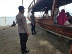 Hari Liibur, Personil Polres Lombok Utara lakukan Patroli pada obyek wisata