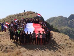 Tumbuhkan Semangat Nasionalisme NKRI, Bendera Merah Putih Berkibar di Pulau Shopia Lousia