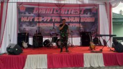 Sambut HUT TNI ke 77, Kodim 1615/Lotim Gelar Festival Musik Band se Pulau Lombok