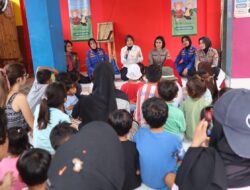 Untuk Antisipasi Tindak Pidana Pelecehan Seksual Polwan Polres Lombok Utara Bersama Polwan Polda NTB Gelar Sosialisasi