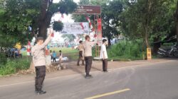 Polsek Gangga Berikan  Pengamanan HUT PGRI ke 77 dan Hari Guru Nasional 2022 di Lapangan Gondang KLU