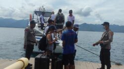 Polri Amankan Giat Bongkar Muat Penumpqng Past Boat di Gili Air