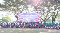 HUT Bhayangkara Ke-77, TNI-Polri Gelar Olahraga Bersama Di Kabupaten Sumbawa