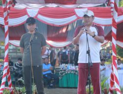 Sinergitas TNI – POLRI dan PEMDA NTB Gelar Olah Raga Bersama Jelang HUT Bhayangkara ke-77