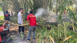 Polres Lombok Barat dan Pemda Padamkan Kebakaran Lahan di Lembar yang Berlangsung Tiga Jam