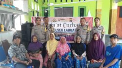 Jalin Silaturahmi dengan Masyarakat, Polsek Labuapi Hadiri Jumat Curhat di Dusun Datar