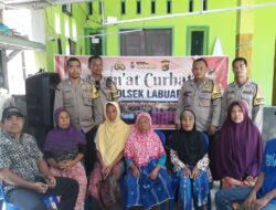 Jalin Silaturahmi dengan Masyarakat, Polsek Labuapi Hadiri Jumat Curhat di Dusun Datar